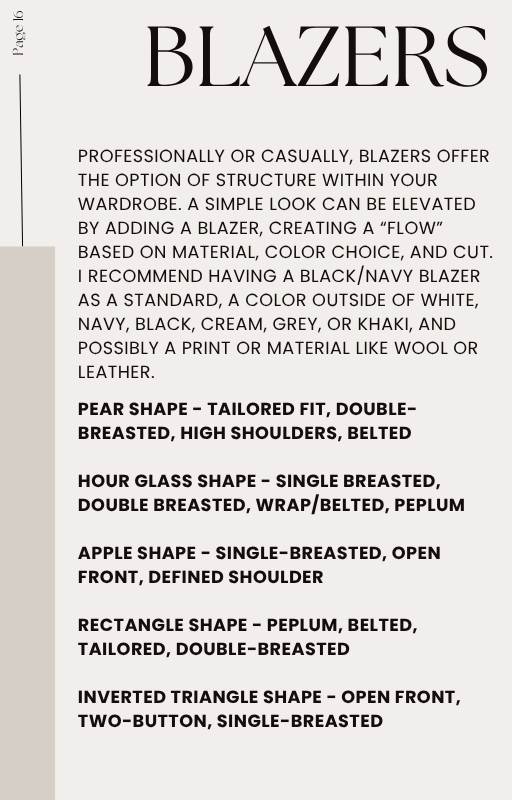 The Wardrobe Basics: Deluxe Style Guide | Body Type Fashion eBook (Digital eBook)