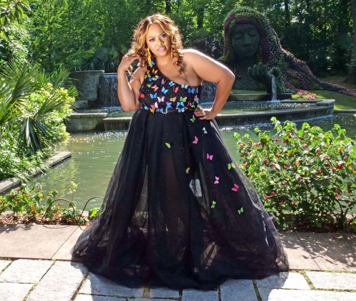 Tulle Butterfly Dress - Size 20 Style by D. Ni'Cole Tulle Butterfly Dress - Size 20 Style by D. Ni'Cole