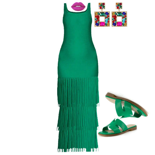 Green Dress Styling - Plus Size Category (12-24)